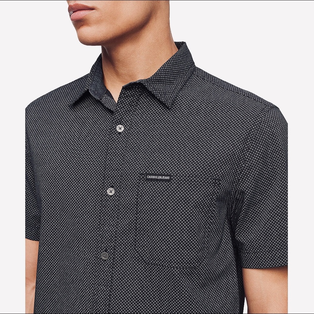 CALVIN KLEIN JEANS SHIRT SHORT SLEEVES